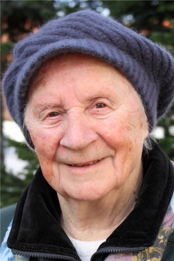Veronika Raible wird heute 90 Jahre alt.Bild: Wally