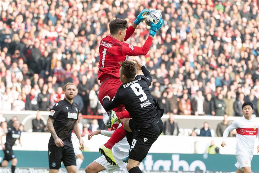 VfB-Stammkeeper Gregor Kobel hat zuletzt keine Fehler gemacht.  Foto: Eibner