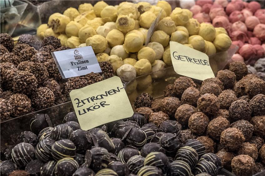 Vielfalt wird beim Angebot auf dem Schokoladenfestival groß geschrieben. Bild: Metz