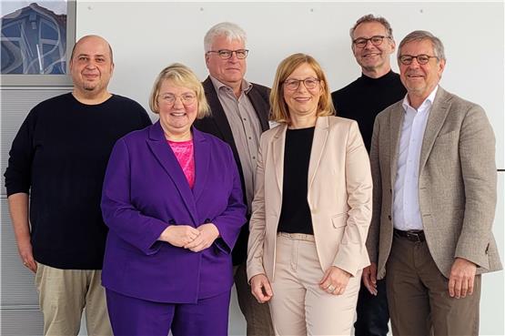 Von links: Senat Sahiti, Katja Mast, Günter Bogenrieder, Tanja Gebhard, Thomas Ott und Thomas Conrady. Bild: Marianne Hötzel