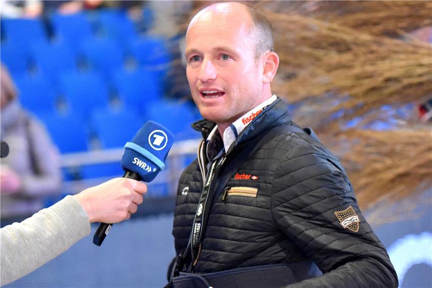 Wurde nun nicht von der ARD interviewt, sondern vom „Plausch um Sieben“-Team: Olympiasieger Michael Jung. Archivbild
