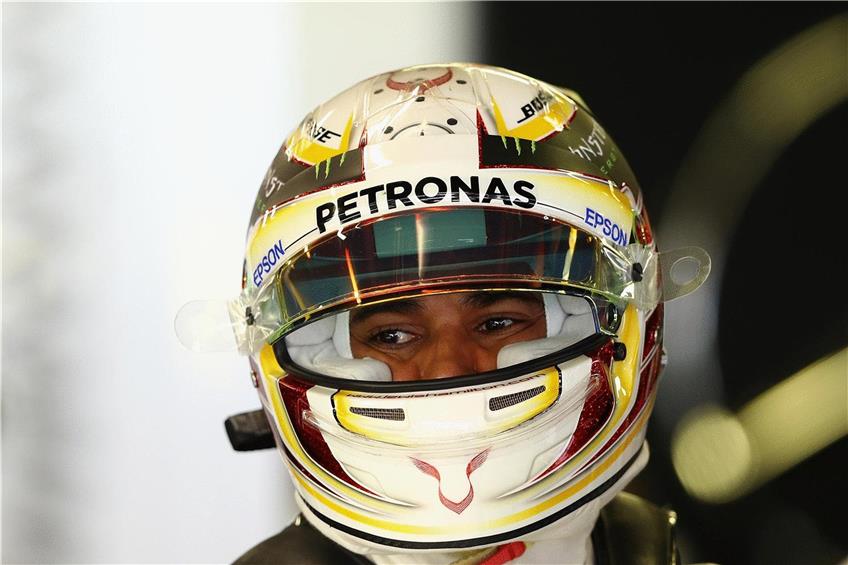 ...sein Mercedes-Rivale Lewis Hamilton allerdings ebenfalls. Der Countdown läuft. Foto: getty images